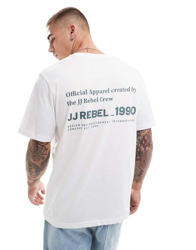 T-shirt imprimé au dos - Jj Rebel - Modalova