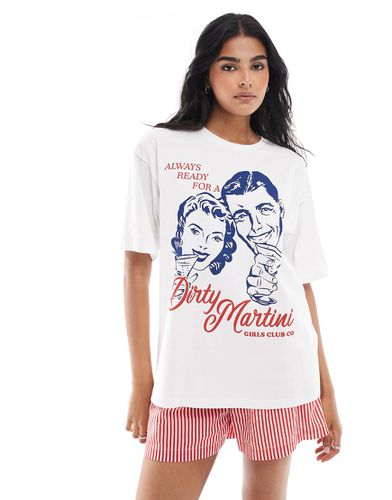 T-shirt oversize à imprimé Dirty Martini » - Jjxx - Modalova