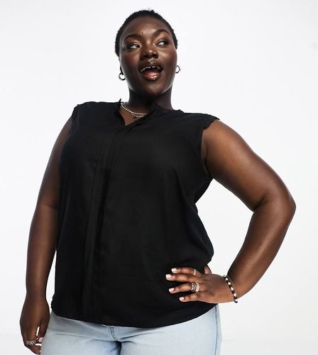 Blouse  col en V avec dtails crochets - Only Curve - Modalova