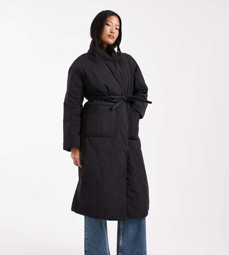 Manteau long avec ceinture  nouer - Only Petite - Modalova