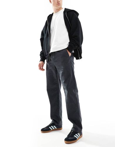 Pantalon ample en flanelle - Anthracite - Only & Sons - Modalova