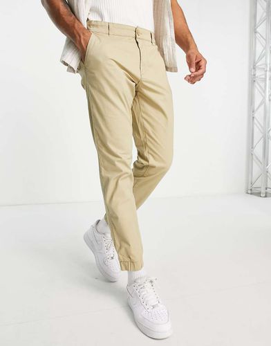 Pantalon chino resserré aux cheville - Beige - Only & Sons - Modalova