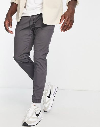 Pantalon chino slim resserré aux chevilles avec taille élastique - Only & Sons - Modalova