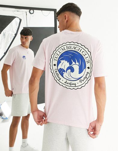 T-shirt oversize à imprimé Tulum au dos - Only & Sons - Modalova