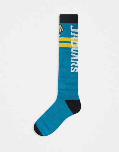 X NFL - Chaussettes de snowboard à inscription Jacksonville Jaguars » - Multicolore - Oosc - Modalova