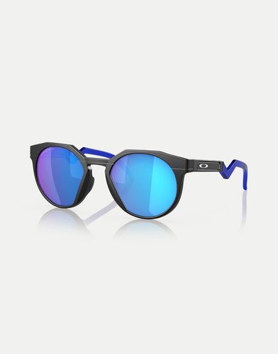 Hstn - Lunettes de soleil rondes avec verres bleus polarisés effet miroir - mat - Oakley - Modalova