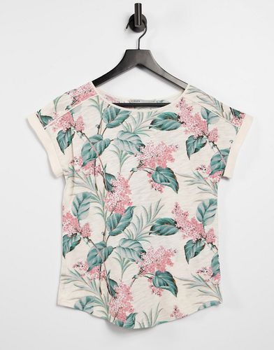 T-shirt à fleurs - Blanc - Oasis - Modalova
