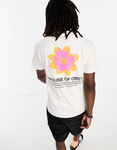 T-shirt imprimé House of au dos - Obey - Modalova