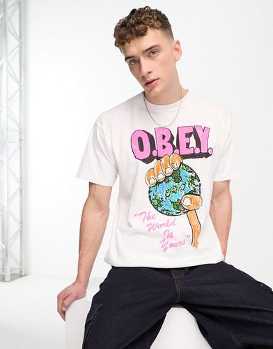 The World is Yours - T-shirt - Obey - Modalova