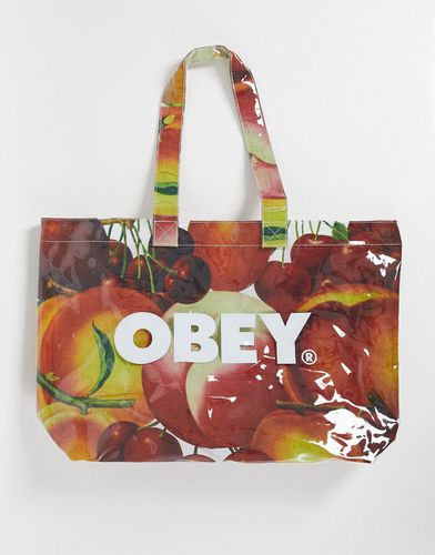 Tote bag en PVC orné de fruits - Obey - Modalova