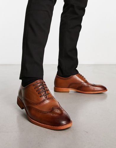 Meanest - Chaussures richelieu en cuir - Fauve - Office - Modalova