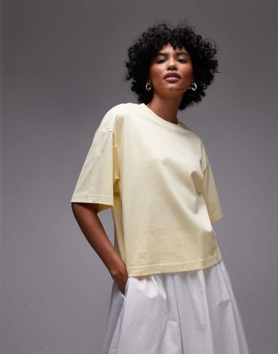 T-shirt oversize coupe carre - beurre - Other Stories - Modalova