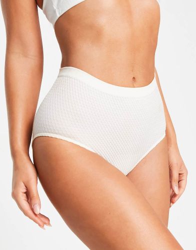 Culotte en polyamide gaufré - cassé - WHITE - Other Stories - Modalova