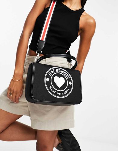 Love Moschino - Sac à poignées supérieures avec cœur style