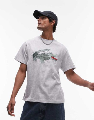 T-shirt à grand logo - Lacoste - Modalova