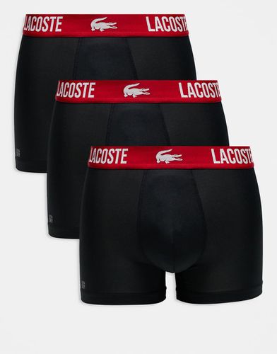 Lot de 3 boxers à coutures contrastantes - Lacoste - Modalova