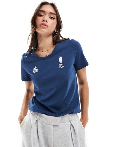 T-shirt de l'équipe de France à logo Jeux Olympiques de Paris 2024 - Le Coq Sportif - Modalova