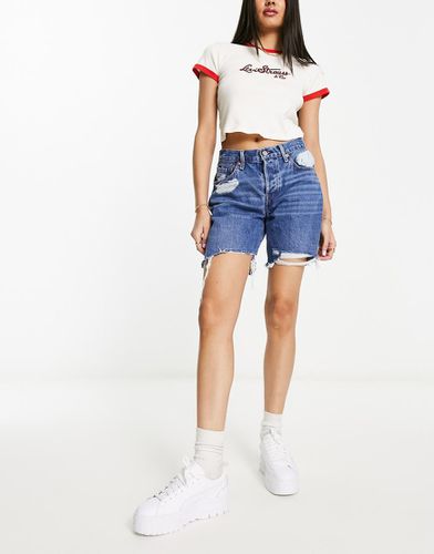 Short style années 90 effet usé - moyen délavé - Levi's - Modalova