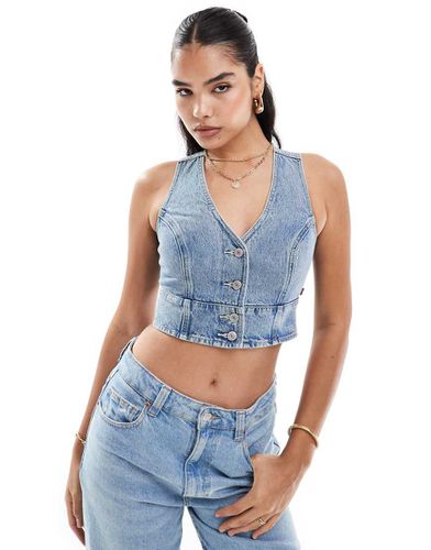 Mona - Crop top corset en jean - moyen - Levi's - Modalova