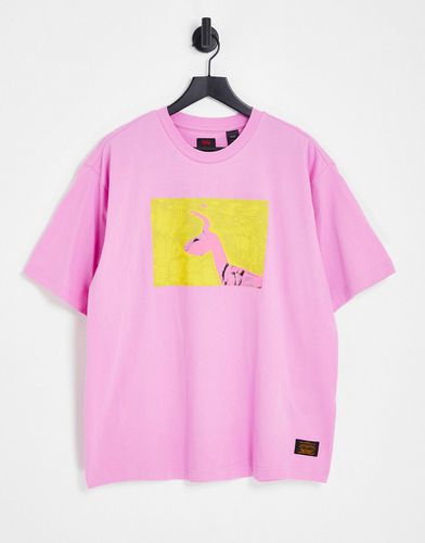 Levi's - Skate - T-shirt avec imprimé sur la poitrine - LEVIS SKATEBOARDING - Modalova