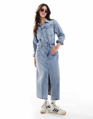 Robe mi-longue en jean style western - clair - Levi's - Modalova