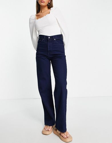 Well Thread - Jean taille haute ample en coton - Délavage foncé - MBLUE - Levi's - Modalova