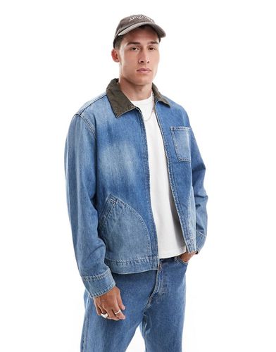 Veste en jean style camionneur à zip - clair - Levi's - Modalova