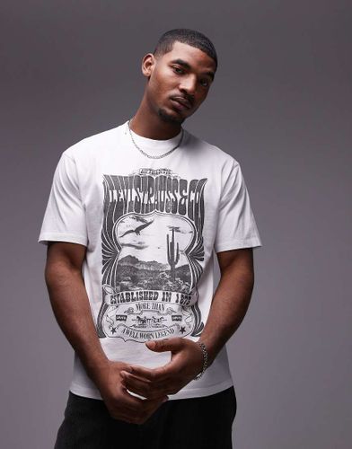 Vintage - T-shirt dcontract avec imprim style affiche de concert - Levi's - Modalova