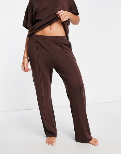 Pantalon confort large en laine de qualité supérieure - Lindex - Modalova