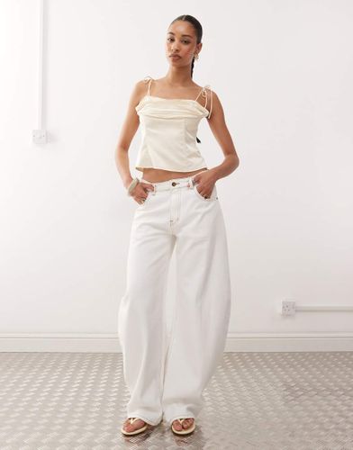 Jean bouffant  coutures contrastantes - Lioness - Modalova