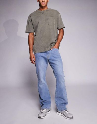 Jean slim vas effet superpos - clair dlav - Liquor N Poker - Modalova