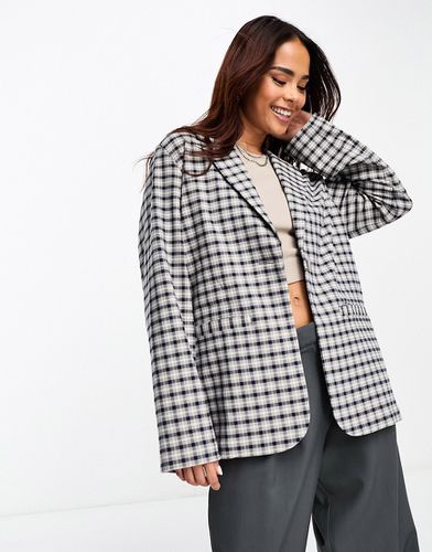 Mix and Match - Blazer à carreaux - Monki - Modalova