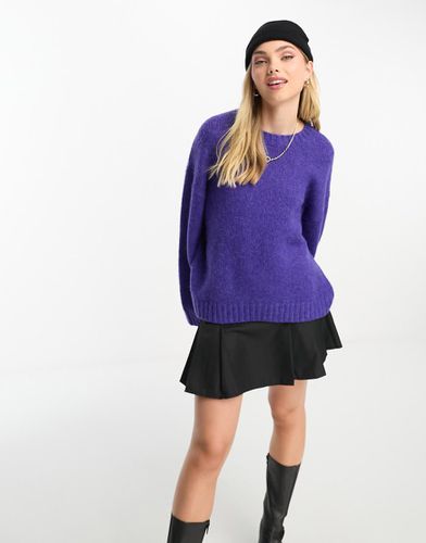 Pull col rond en maille - vif - Monki - Modalova