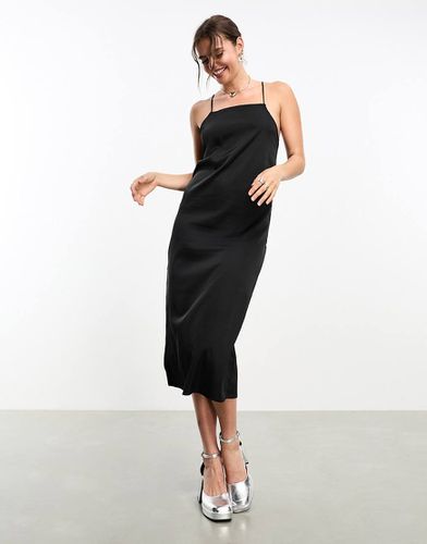 Robe nuisette mi-longue nouée dans le dos - Monki - Modalova