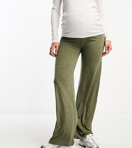 Mamalicious Maternity - Pantalon ample en jersey - Kaki - Mama.licious - Modalova