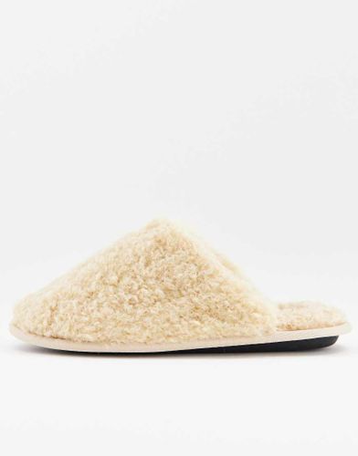 Chaussons duveteux - Crème - Mango - Modalova
