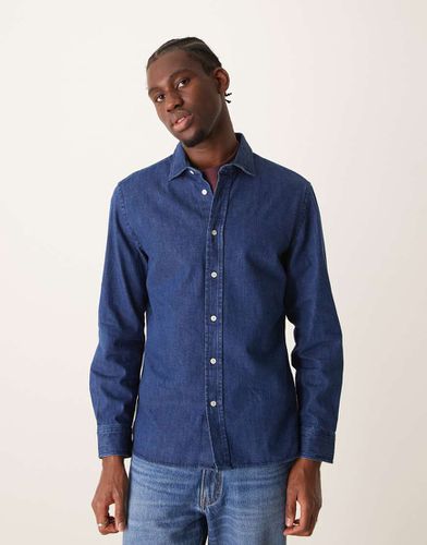 Chemise en jean classique - foncé délavé - Mango - Modalova