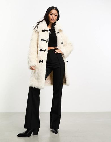 Manteau long en shearling - Mango - Modalova