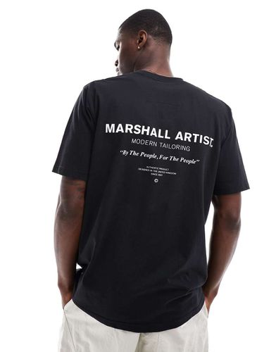 T-shirt oversize avec logo imprimé dans le dos - Marshall Artist - Modalova