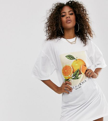 Robe t-shirt à imprimé oranges - Missguided Tall - Modalova