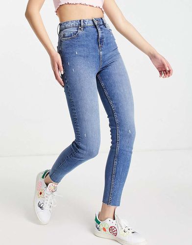 Emily - Jean skinny court à taille haute - moyen délavé - Miss Selfridge - Modalova