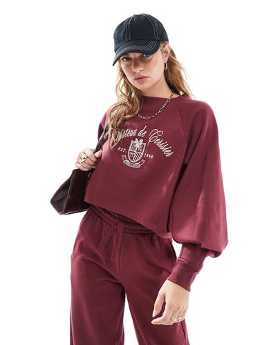 Sweat d'ensemble à imprimé Château de Cerisier - Bordeaux - Miss Selfridge - Modalova