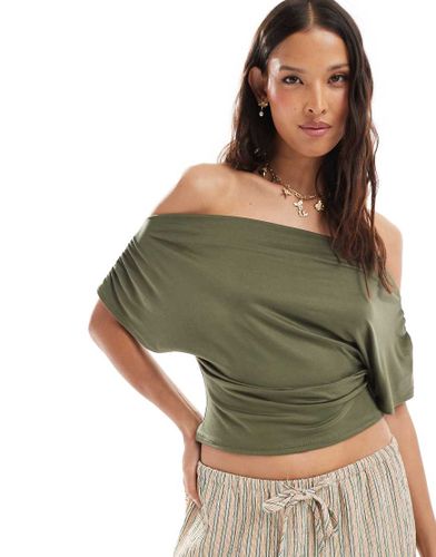 Top  paules dnudes - Kaki - Miss Selfridge - Modalova