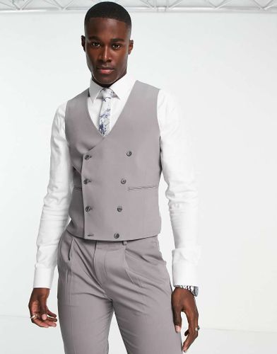 Tower Hill - Gilet de costume ajusté en laine mélangée peignée stretch - Noak - Modalova