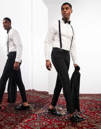 Bermondsey - Pantalon de costume super skinny en laine mélangée peignée stretch multidirectionnelle - Noak - Modalova