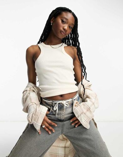 Top  encolure nageur - Crme - Noisy May - Modalova