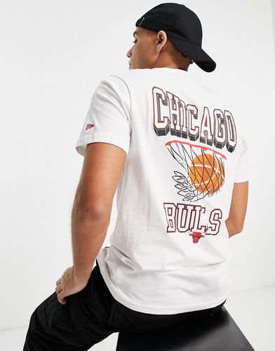 Chicago Bulls - T-shirt à imprimé au dos - New Era - Modalova
