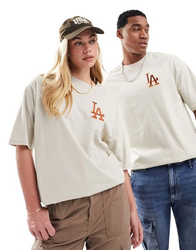 LA - T-shirt unisexe à logo - Écru - New Era - Modalova