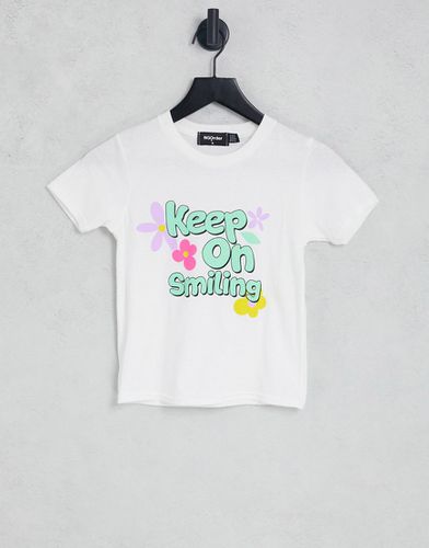 T-shirt rétréci avec motif - New Girl Order - Modalova