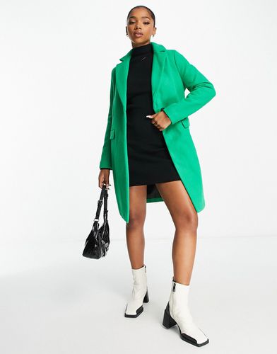 Manteau doublé élégant avec boutons sur le devant - vif - New Look - Modalova